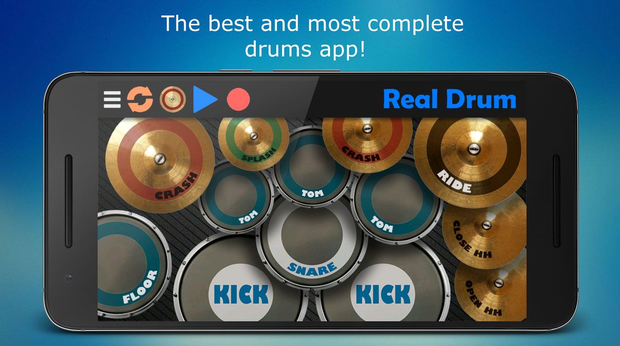 Скачать Real Drum Ударная установка на Андроид — Полная версия screen 2