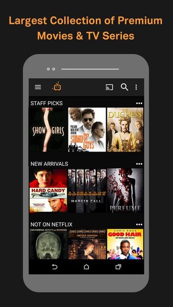 Скачать Tubi TV — кино и ТВ на Андроид screen 2