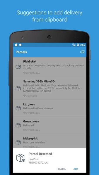 Скачать Посылки – Отслеживание Посылок с Алиэкспресс, Joom на Андроид screen 4
