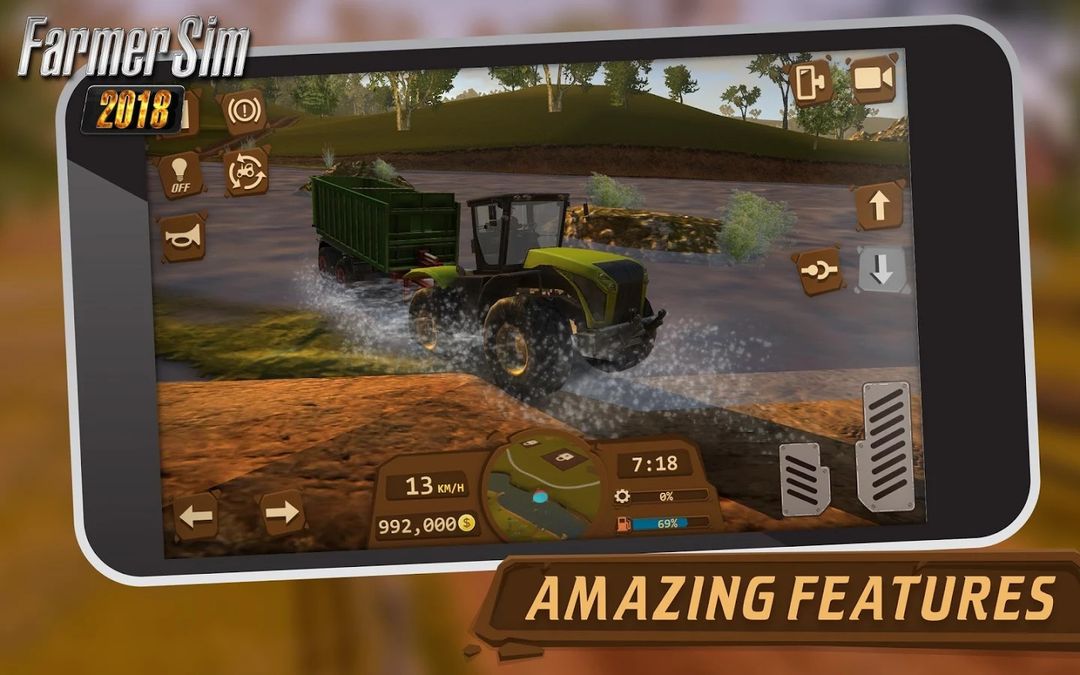 Скачать Farmer Sim 2018 на Андроид — Официальная версия screen 3