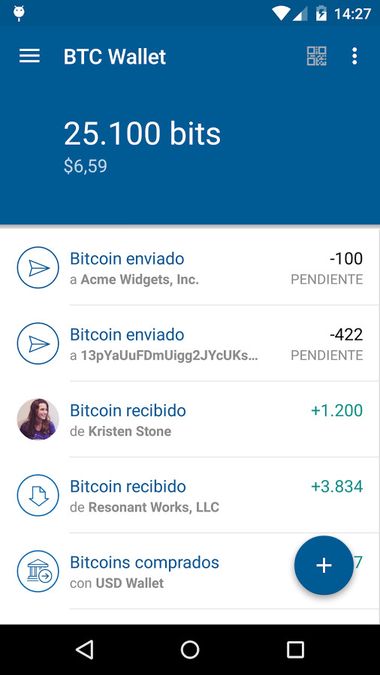 Скачать Bitcoin Wallet Coinbase на Андроид — Русская версия screen 1