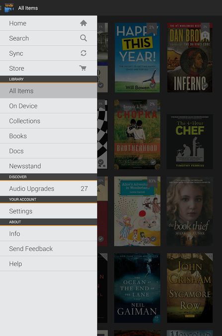 Скачать Amazon Kindle на Андрод screen 2