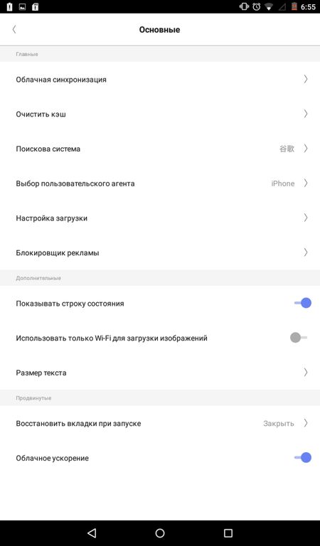 Скачать Quark Browser на Андроид — Русская версия screen 5