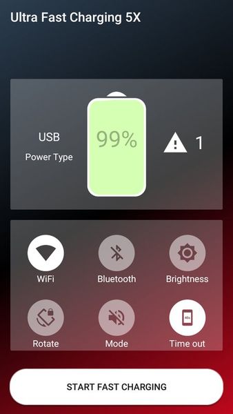 Скачать Ультра быстрая зарядка 5X на Андроид screen 2