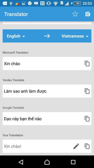 Скачать Translate Box: translations from all translators на Андроид — Полная версия screen 3
