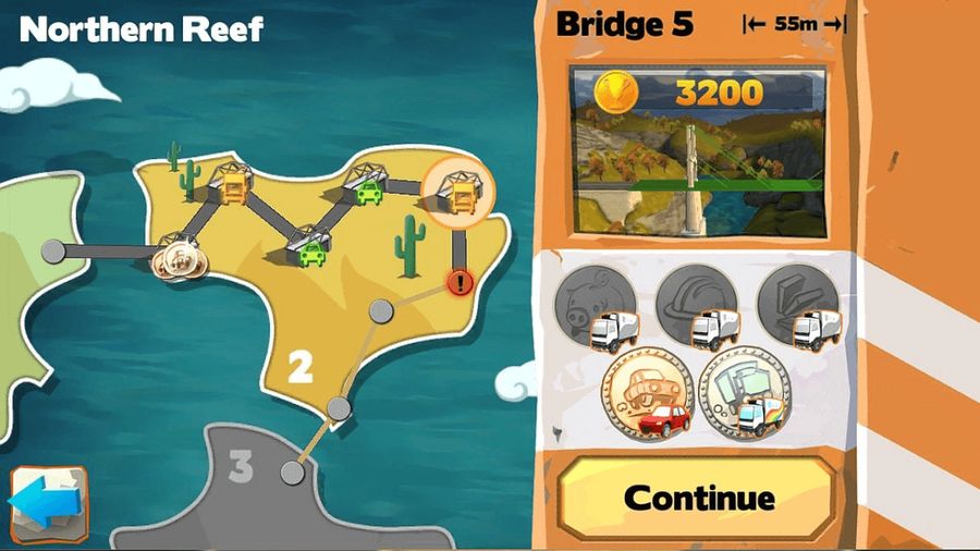 Скачать Bridge Constructor Playground на Андроид- Мод много денег screen 2