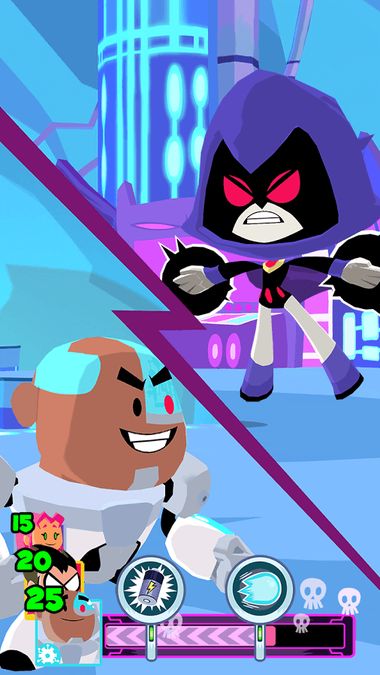 Скачать Teeny Titans — Teen Titans Go! на Андроид — Мод все открыто screen 2