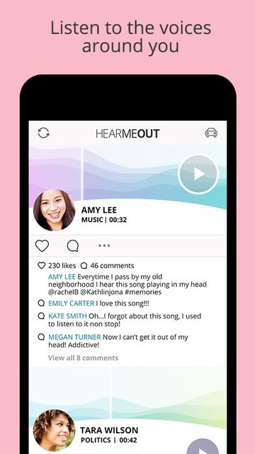 Скачать HearMeOut: Voice Social App на Андроид screen 3