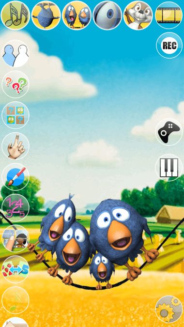Скачать Говорящие Птицы на проводе на Андроид screen 2