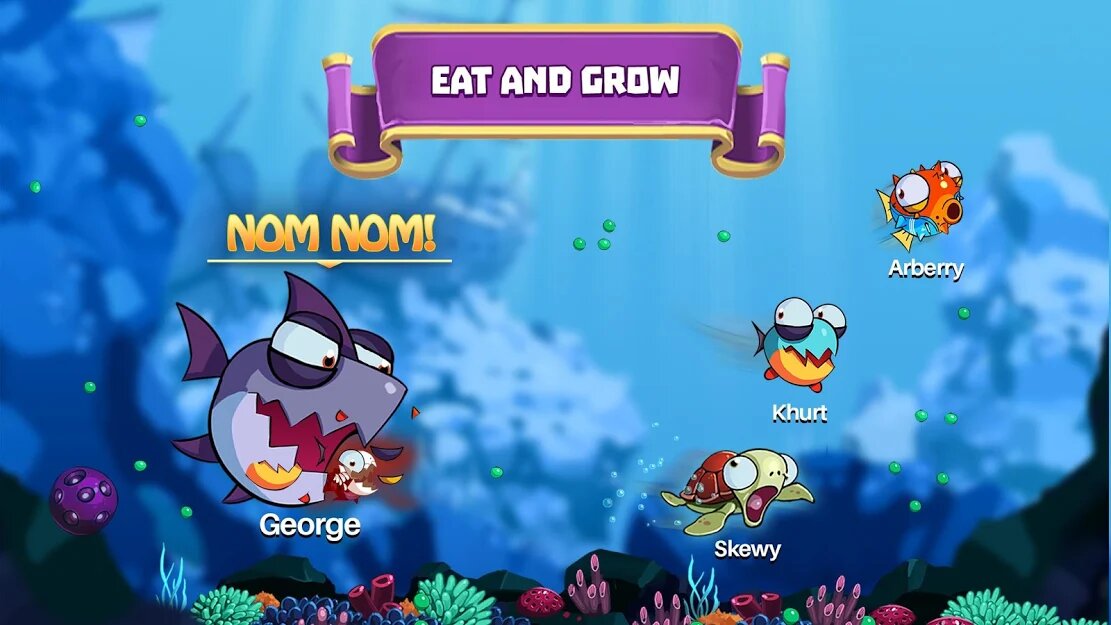 Скачать Eatme.io: Hungry fish fun game на Андроид screen 4