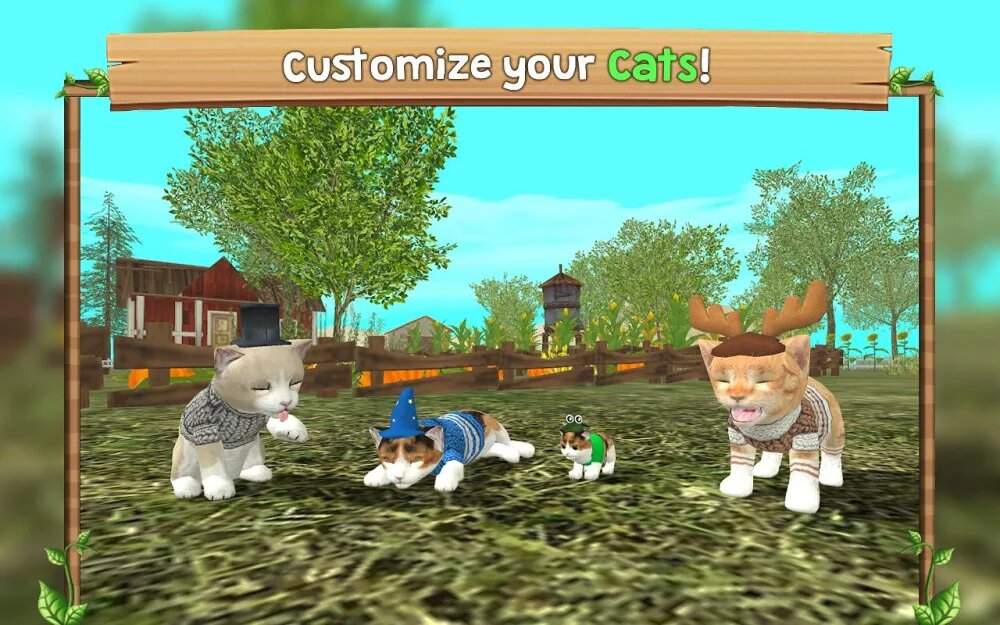 Скачать Cat Sim Online: Play with Cats на Android screen 2